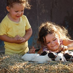 lagotti con bambini